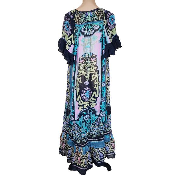 Free People Back To Barcelona Kaftan Dress - Picture 3 of 6